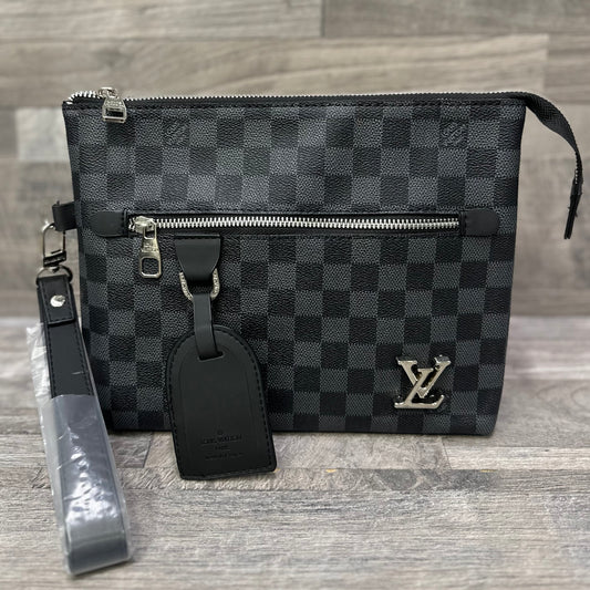 Louis Vuitton Men’s Pochette Grey Damier mens bags