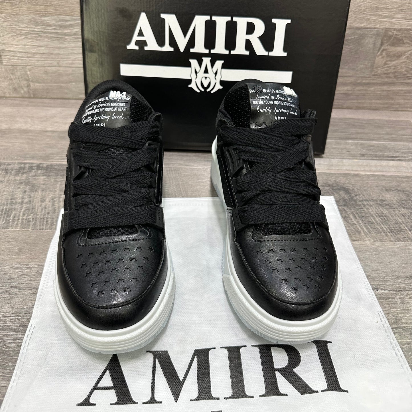 Amiri Trainer Black White Am1 NO