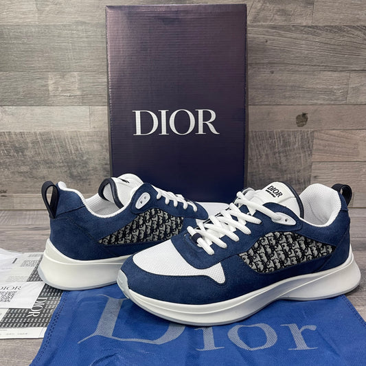 Dior B25 Runner Sneaker Navy Blue - White 1