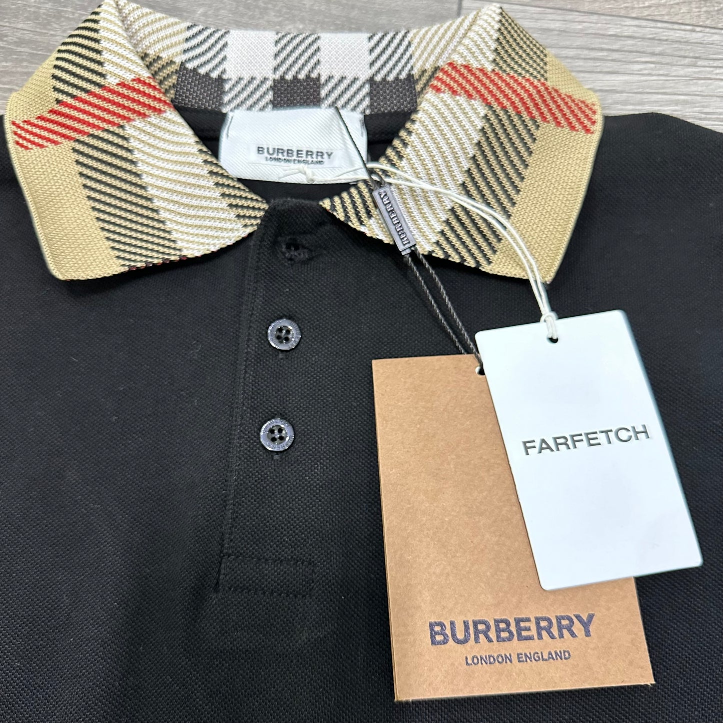 Burberry Classic Shirt Code Black Brown 5