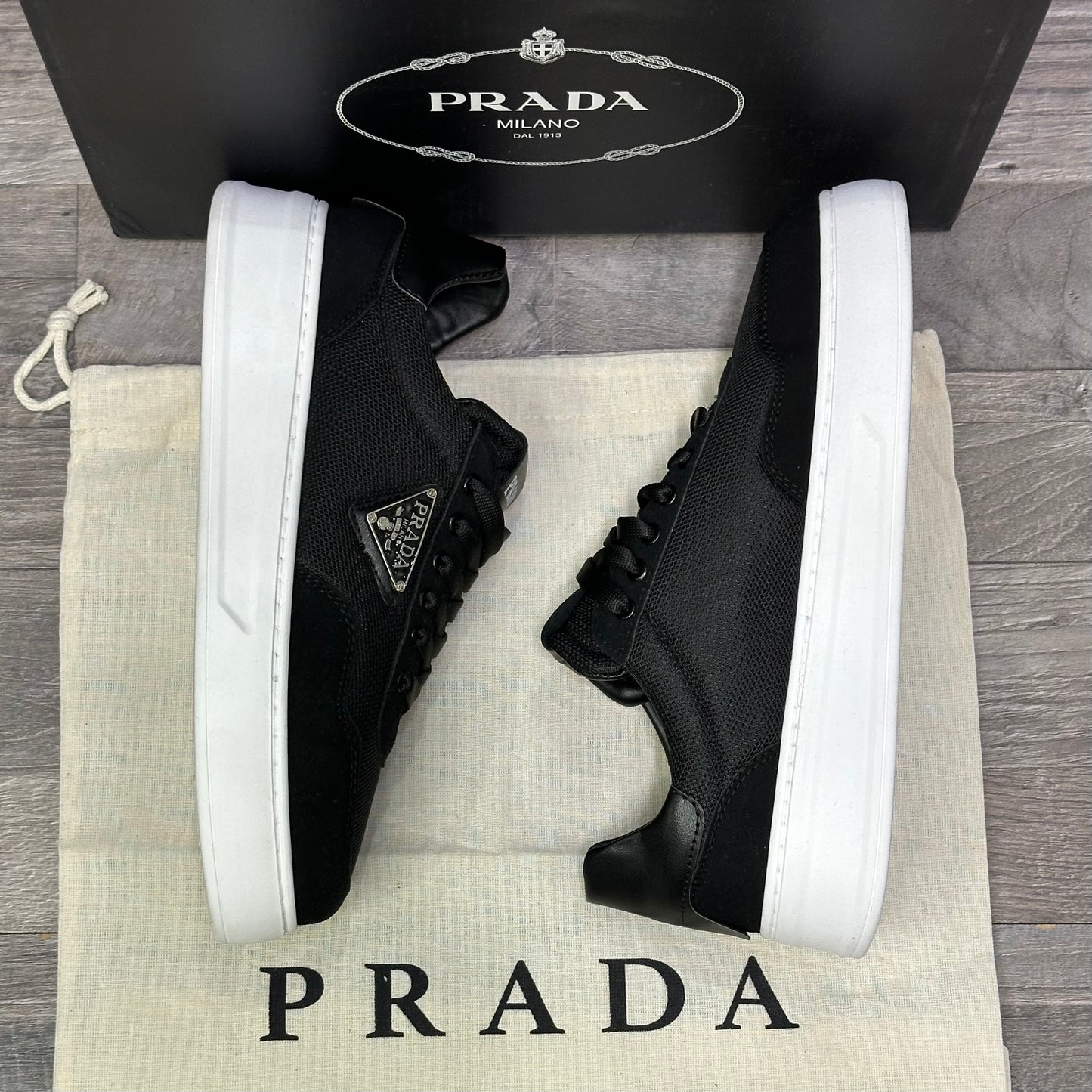 Prada Mens Black - Silver Classic 17