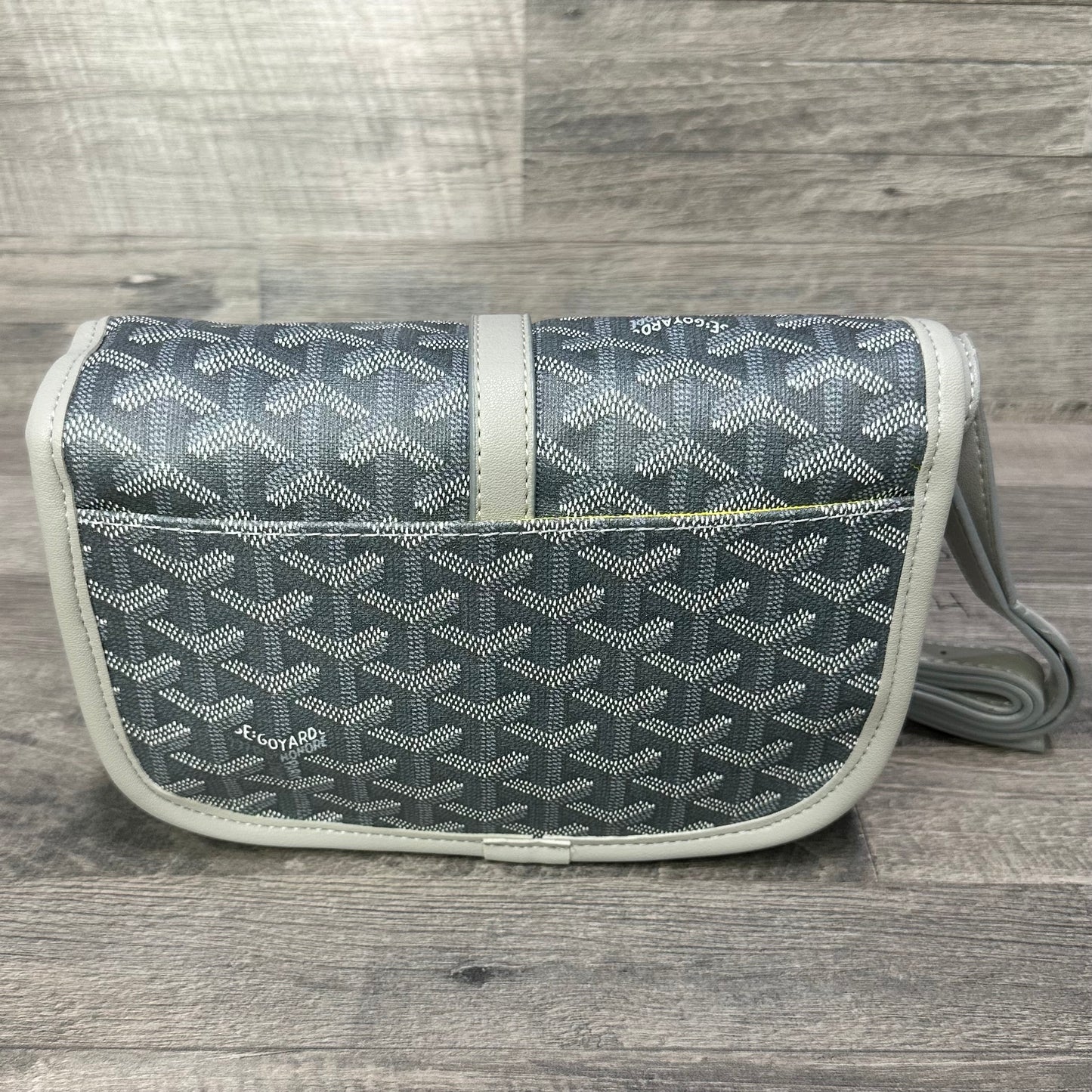 Goyard Goyardine Belvedere II Grey mens bags