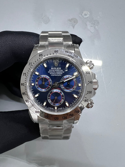 Rolex Daytona Cosmograph White Gold Blue Dial