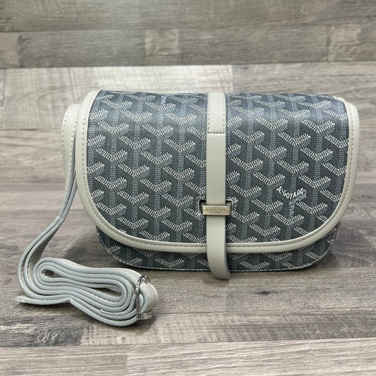 Goyard Goyardine Belvedere II Grey mens bags