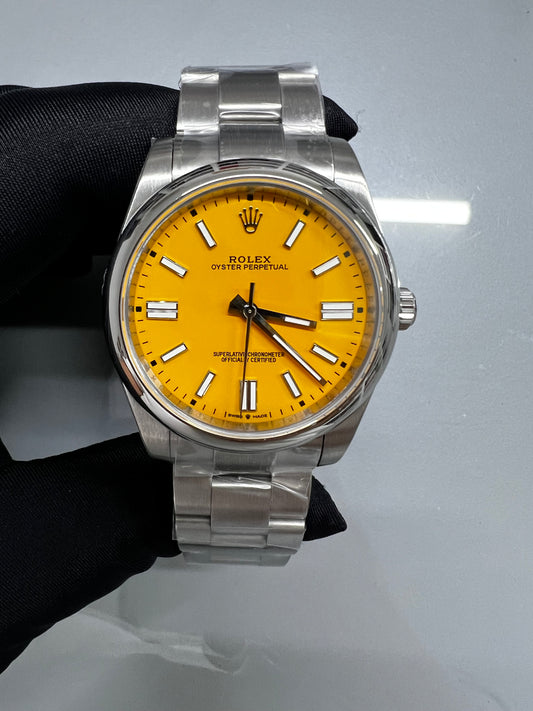 Rolex Oyster Perpetual 41 Yellow Dial