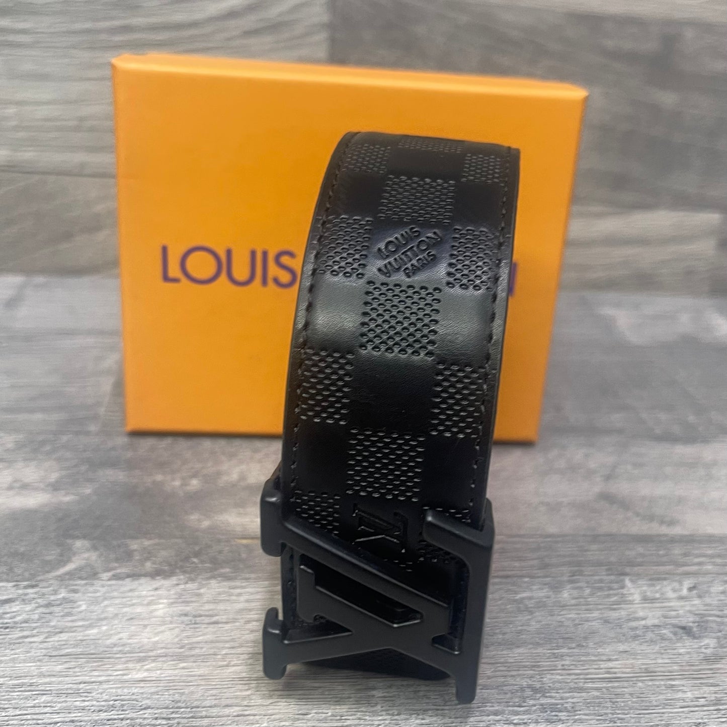 Louis Vuitton Belt Total Black 2