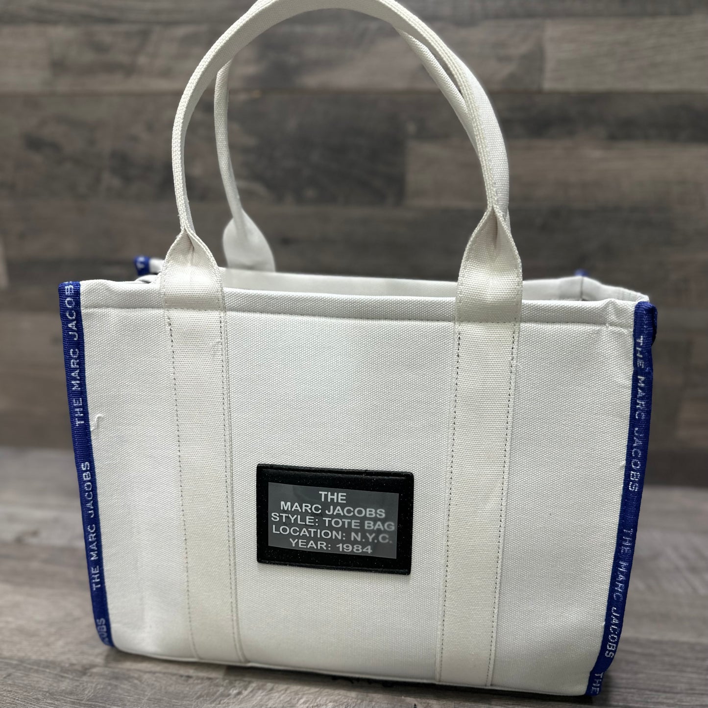 The Tote Bag White Blue bags