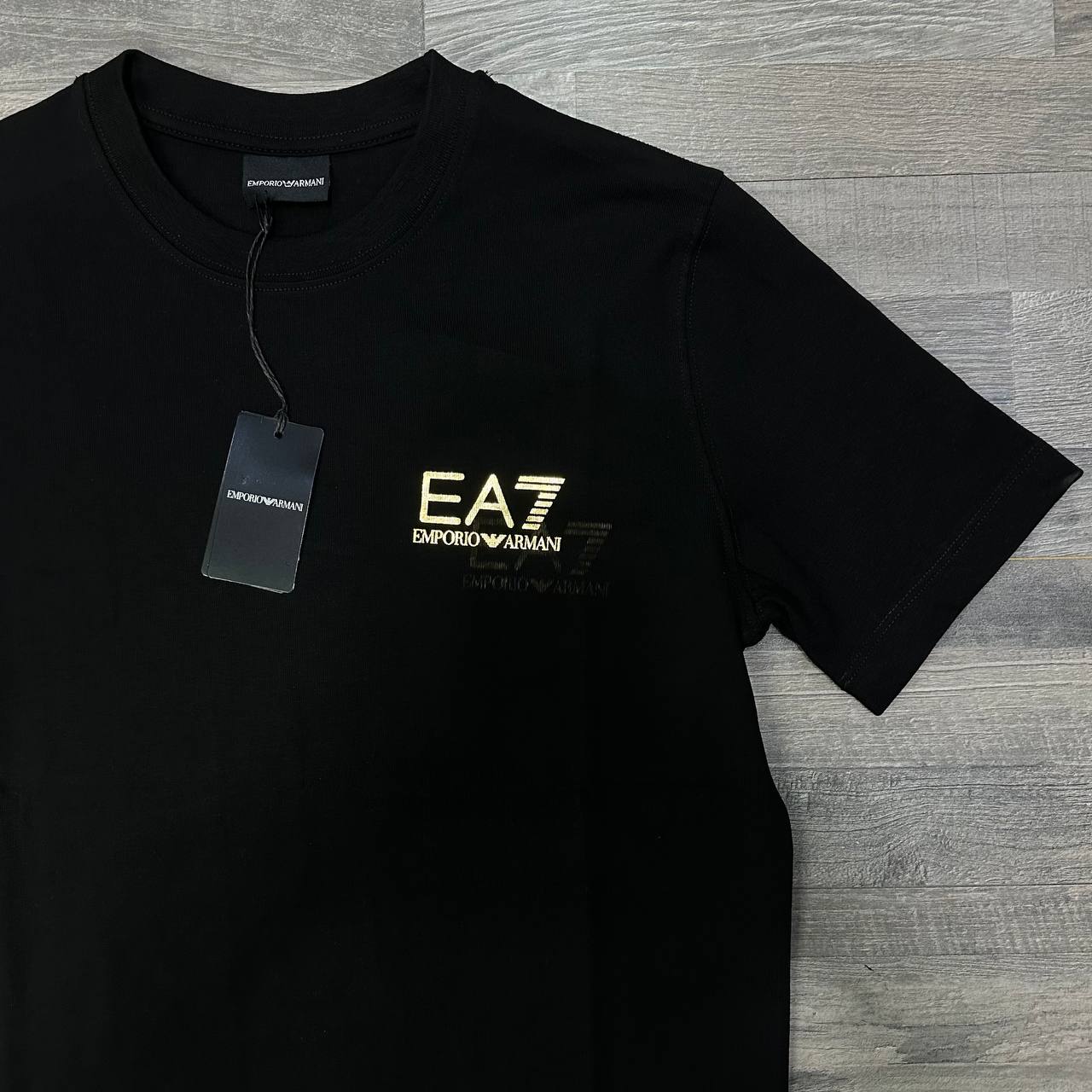 EA7 Emporio Armani Τ-shirt Gold logo