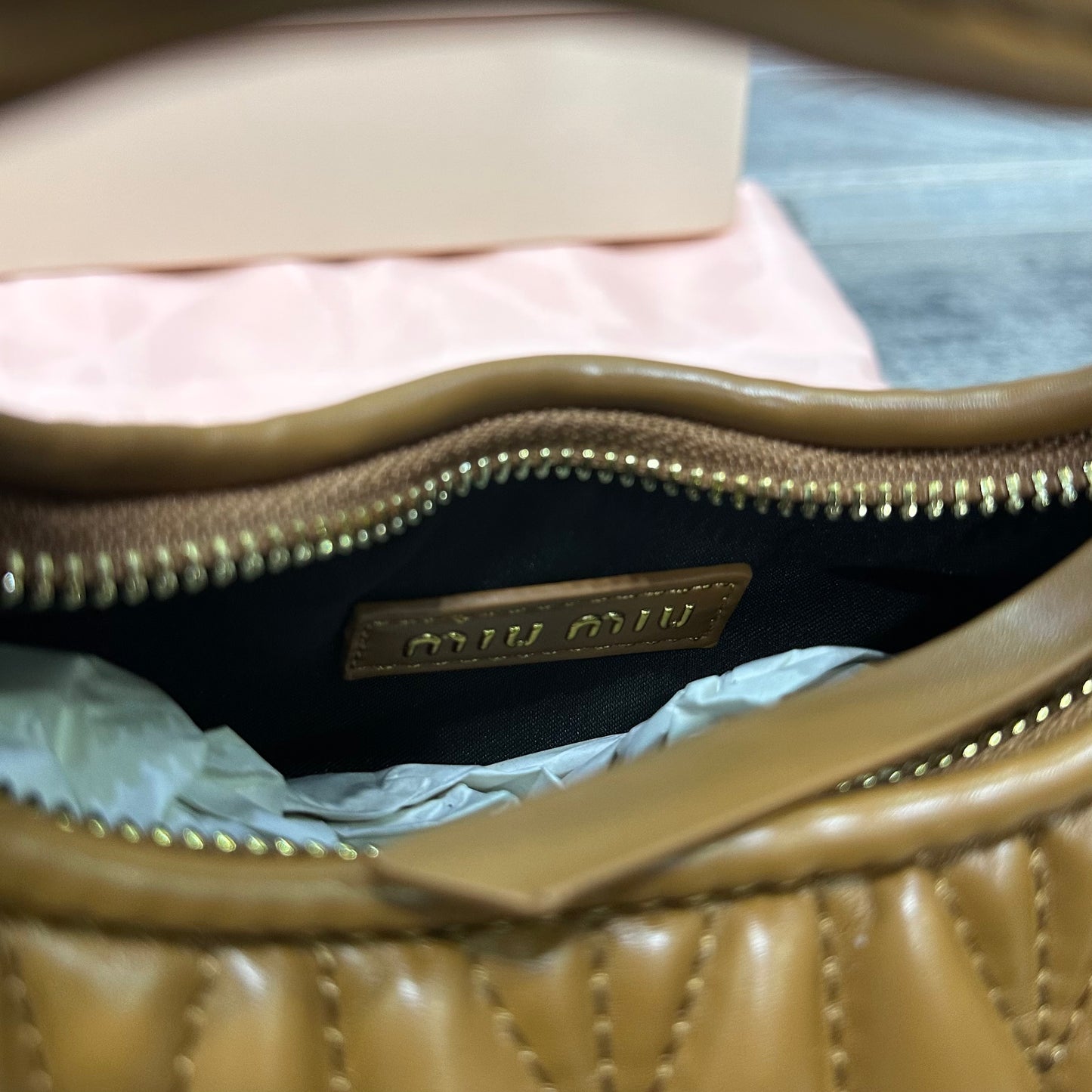 Miu Miu Hobo Brown Leather bags