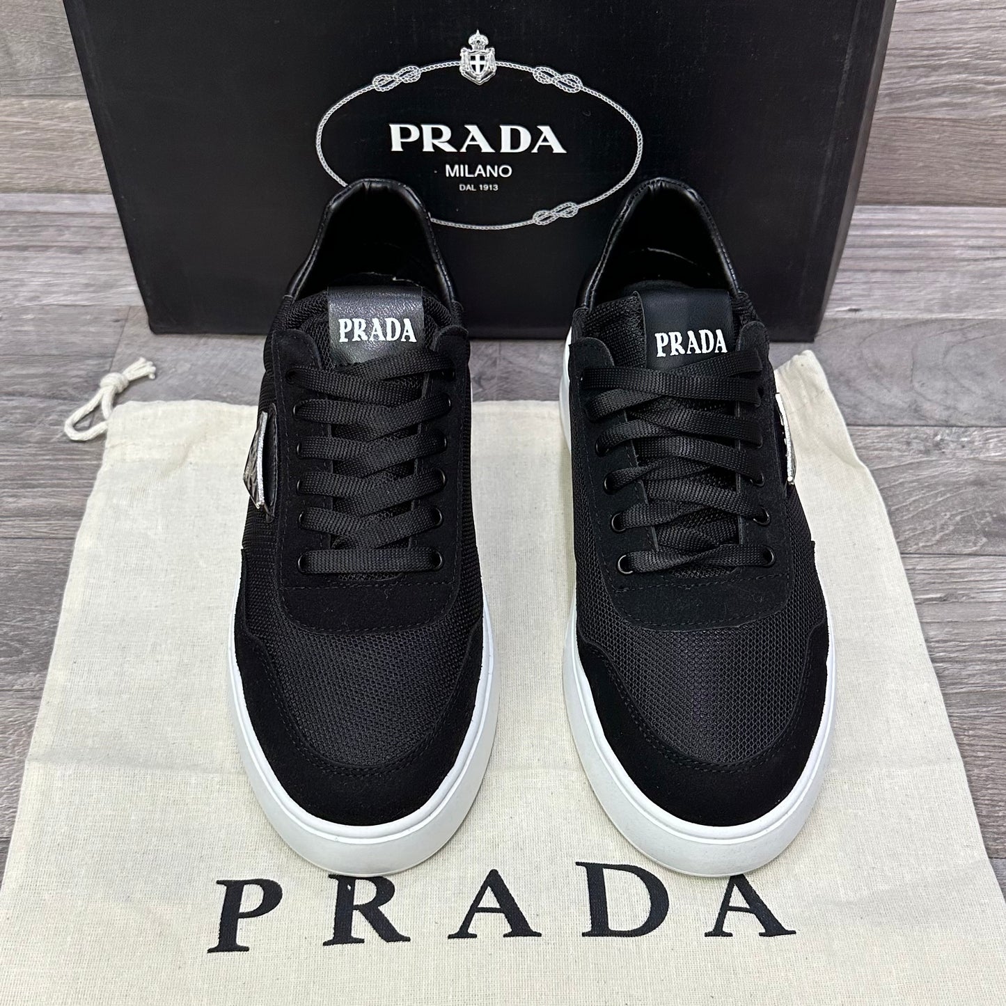 Prada Mens Black - Silver Classic 17