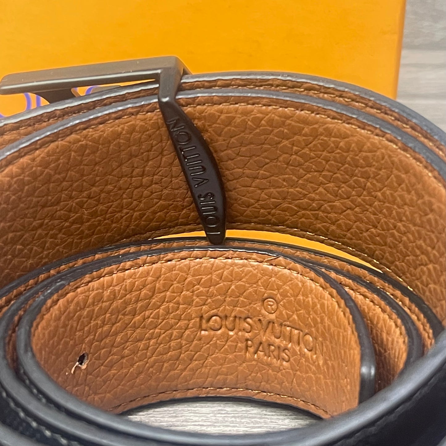 Louis Vuitton Belt Total Black 2