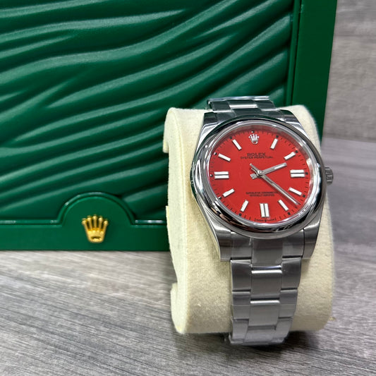 Rolex Oyster Perpetual - Coral Dial