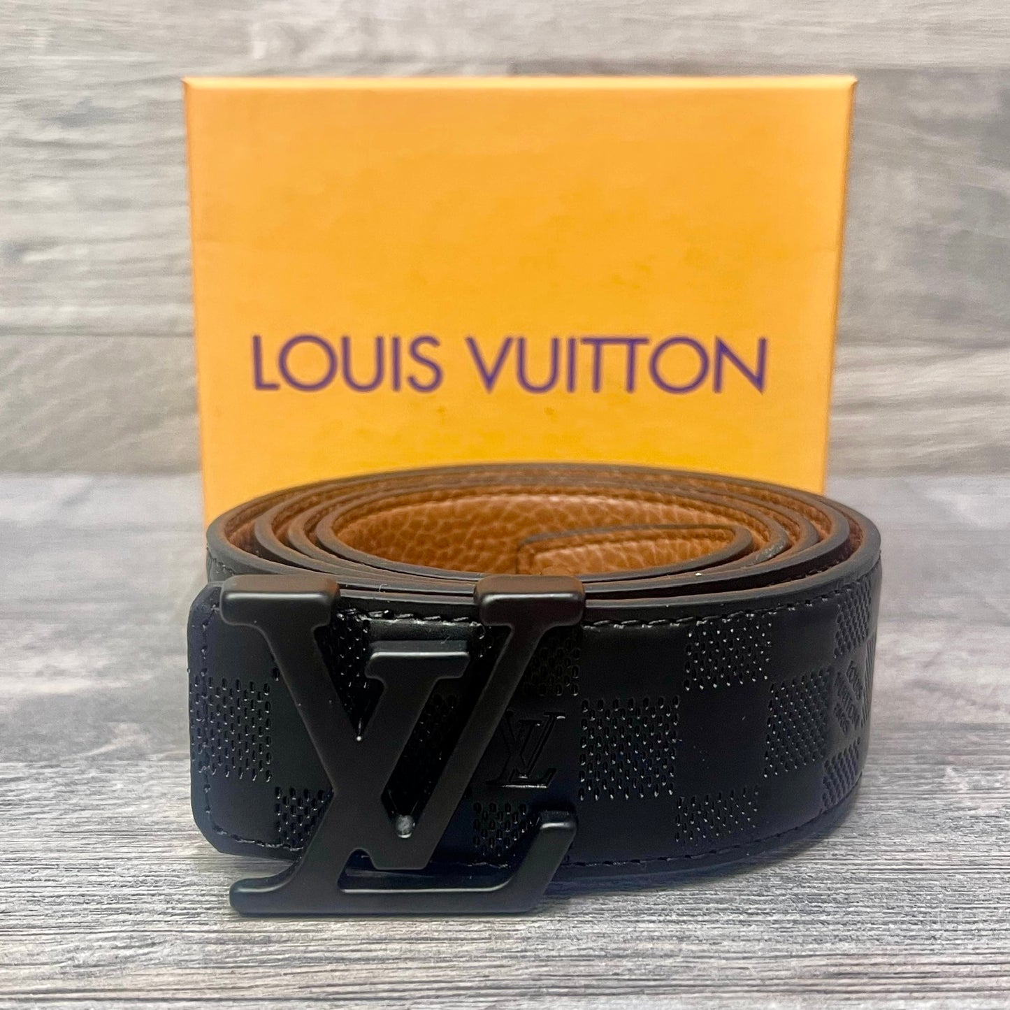 Louis Vuitton Belt Total Black 2