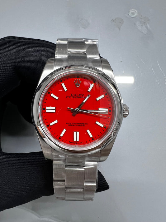 Rolex Oyster Perpetual Coral Dial